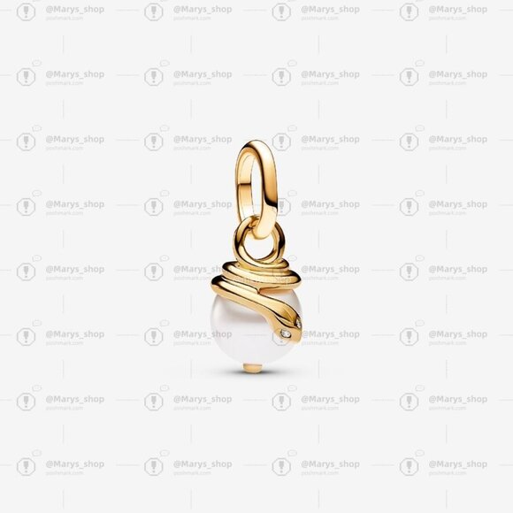 Pandora ME Snake Pearlescent Mini Dangle Charm - Picture 1 of 2